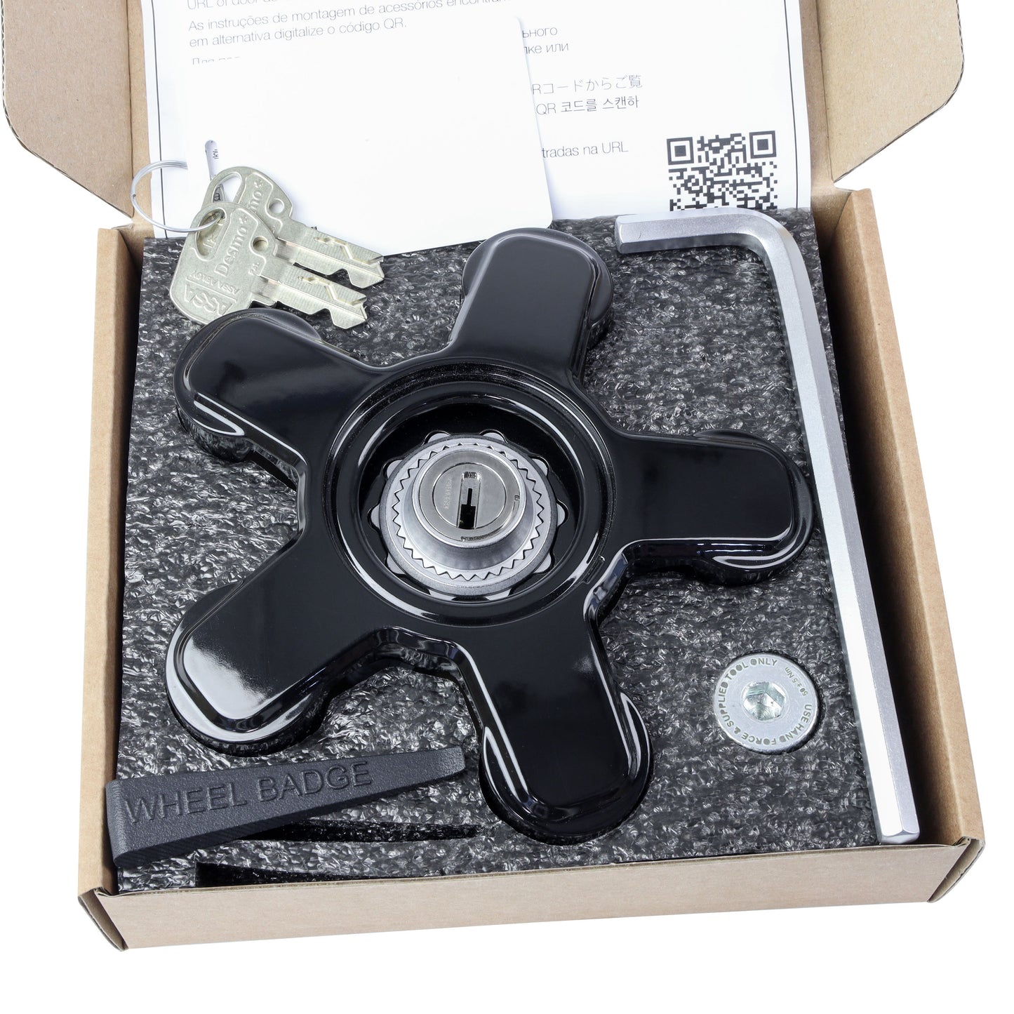 Genuine Spare Wheel Lock Kit for Land Rover Defender L663 - fits 5095