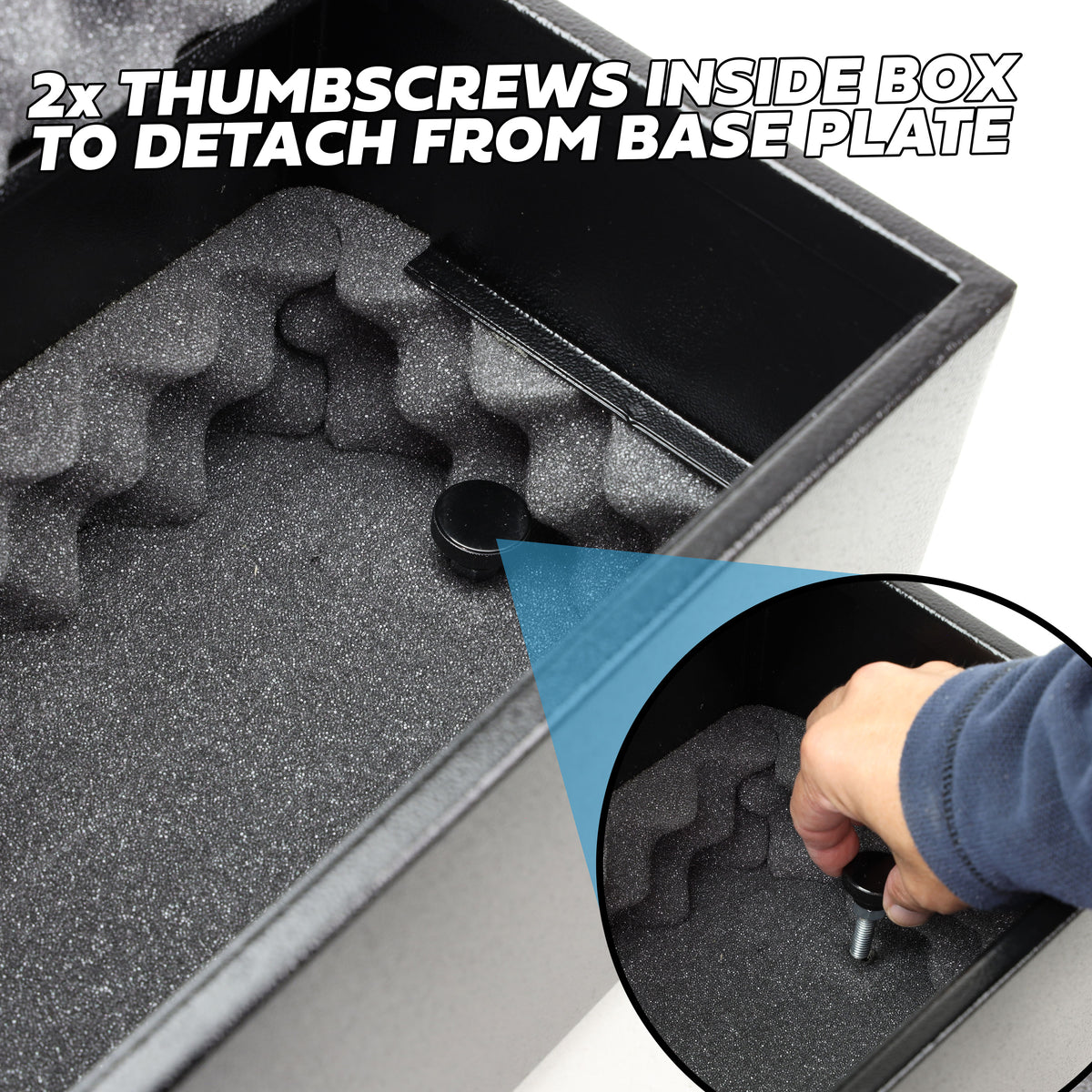 Metal Gun/Security Box for Land Rover Classic Defender