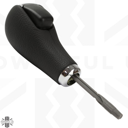 Leather Gear Knob with Gloss Black Insert for Range Rover Sport L320 2005-09