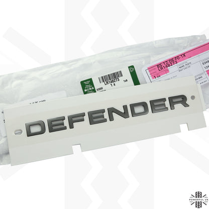 Tailgate Lettering - Silicon Silver - for Land Rover Defender L663