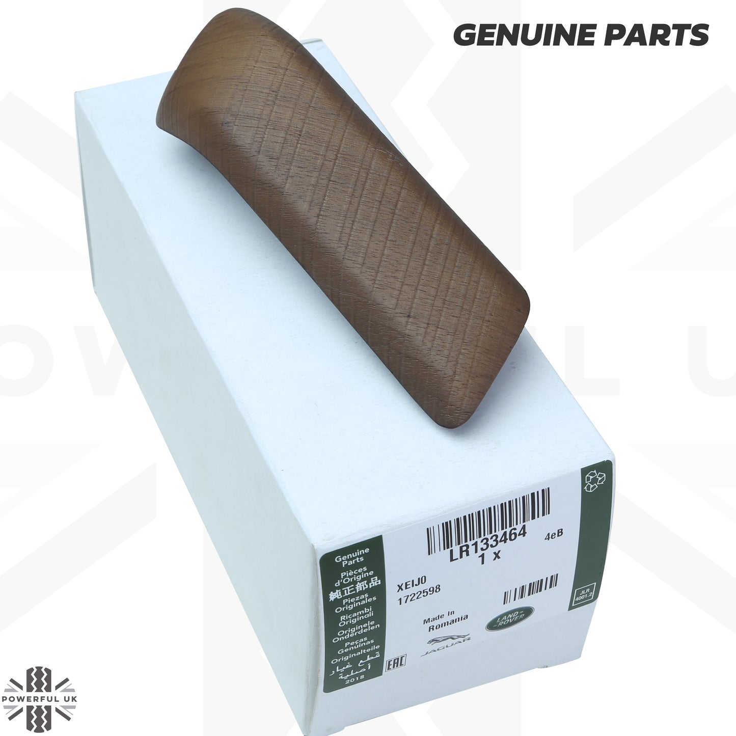 Interior Door Pull Finisher (Genuine) in Walnut for Defender L663 90 - RHD