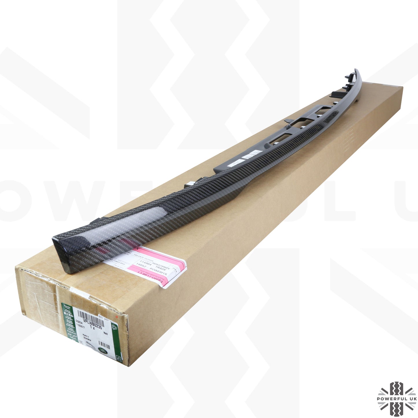 Range Rover Sport L494 Tailgate Replacement Trim  - Genuine - Carbon Fibre