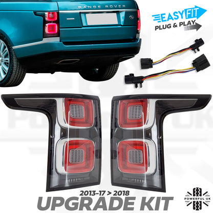 2018 Facelift Rear Light Conversion (re-wired for early cars) for Range Rover L405