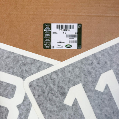 Bonnet Decal '90/110/130' - Genuine (shorter) for Land Rover Defender L663
