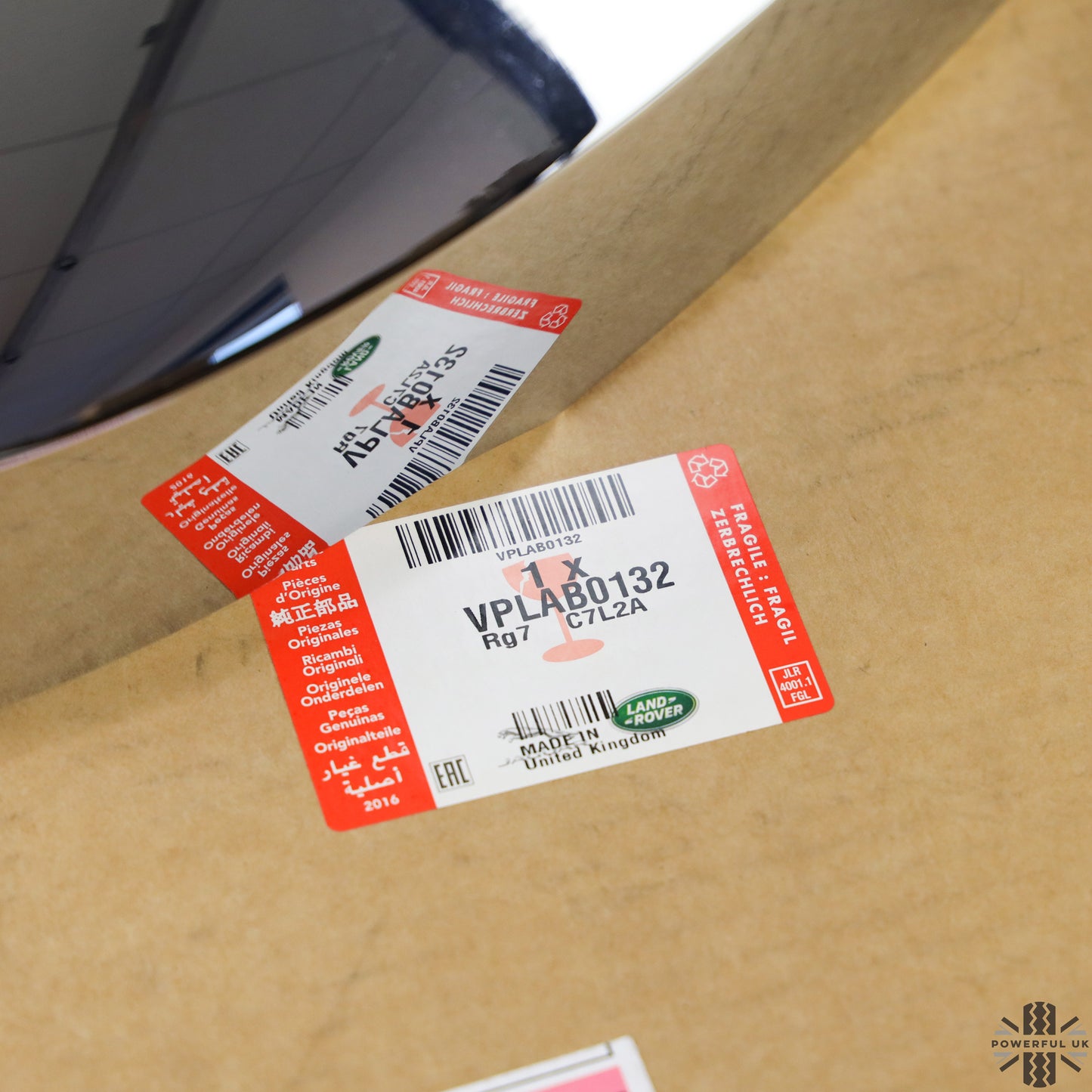 Genuine Mirror Covers - Top Half Caps for Range Rover Sport L494  - Chrome