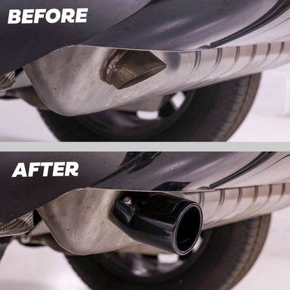 Exhaust Tips for Land Rover Defender L663 (for 65mm exhaust) - Cerakote Glacier Black