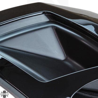 Rear Bumper Twin Exhaust Trims in Black for Land Rover Discovery 5 (2017-20) HSE dynamic