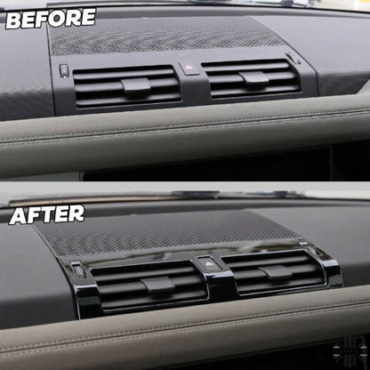 Centre Air Vent Cover Trim - Gloss Black - for Land Rover Defender L663