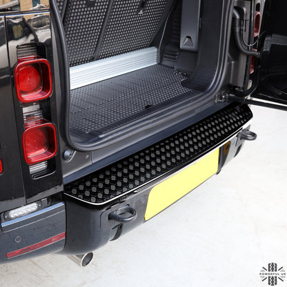 HSX Extended Rear Bumper Cover for Land Rover Defender L663 - Gloss Black