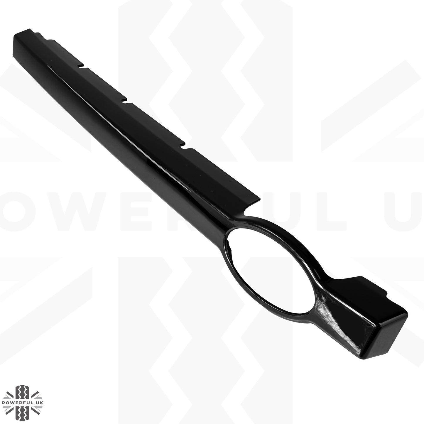 Front Grille Bar Cover for Land Rover Defender L663 - Gloss Black