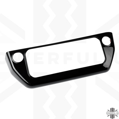 Centre Dash Cover Trim - Gloss Black - for Land Rover Defender L663