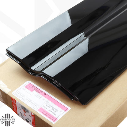 Gloss Black Lower Door Moulding 6pc Kit (Genuine) for Land Rover Defender L663 (110+130 Models)