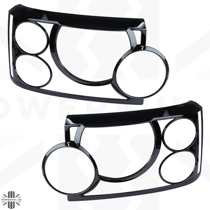 Headlamp Covers for Range Rover L322 2005-09 - Gloss Black