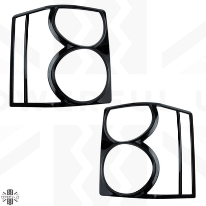 Rear Light Covers for Range Rover L322 - Gloss Black
