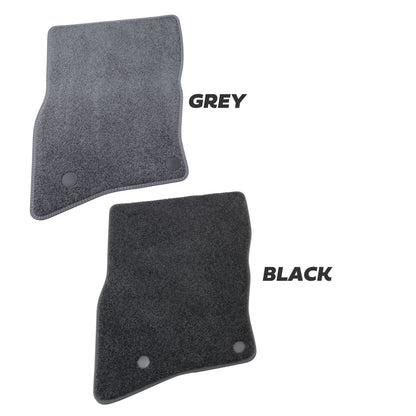 Grey Carpet Floor Mat Set - Genuine - for Land Rover Defender L663 (90 models) - RHD