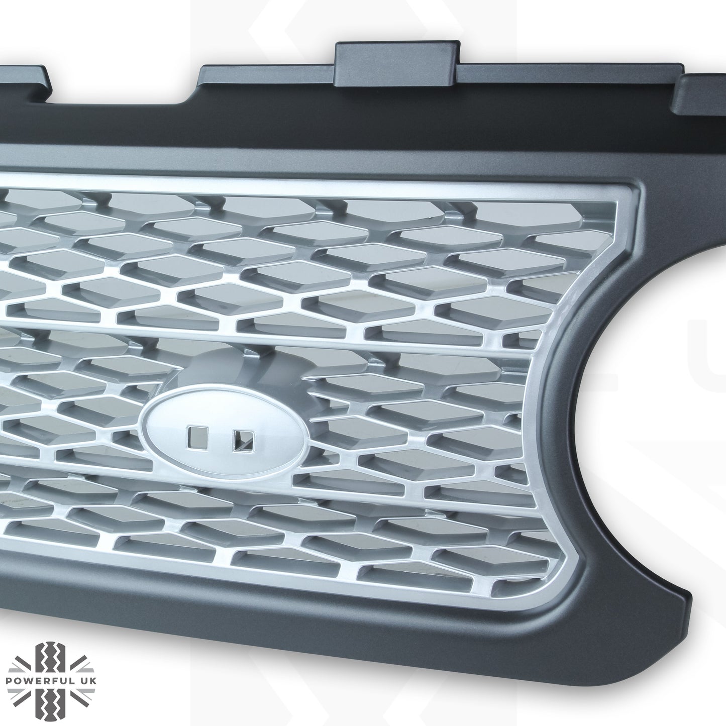 "Supercharged Style" Grille for Range Rover L322 05-09 - Grey + Silver