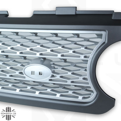 "Supercharged Style" Grille for Range Rover L322 05-09 - Grey + Silver
