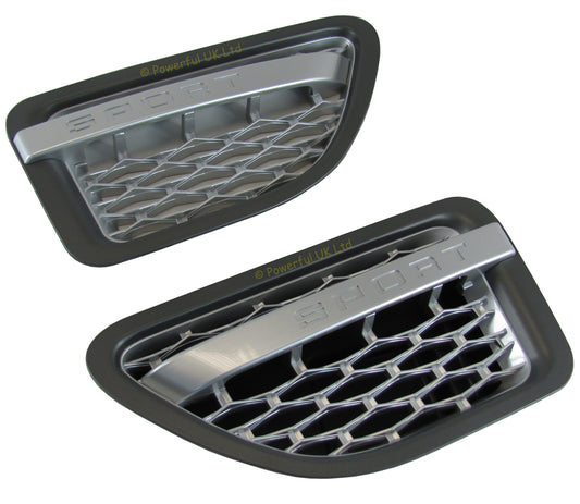 Side Vents - Grey/Silver/Silver for Range Rover Sport 2005