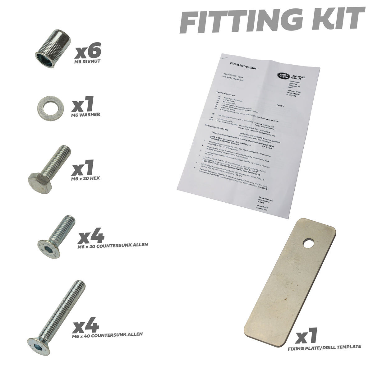 Metal Gun/Security Box for Range Rover Classic