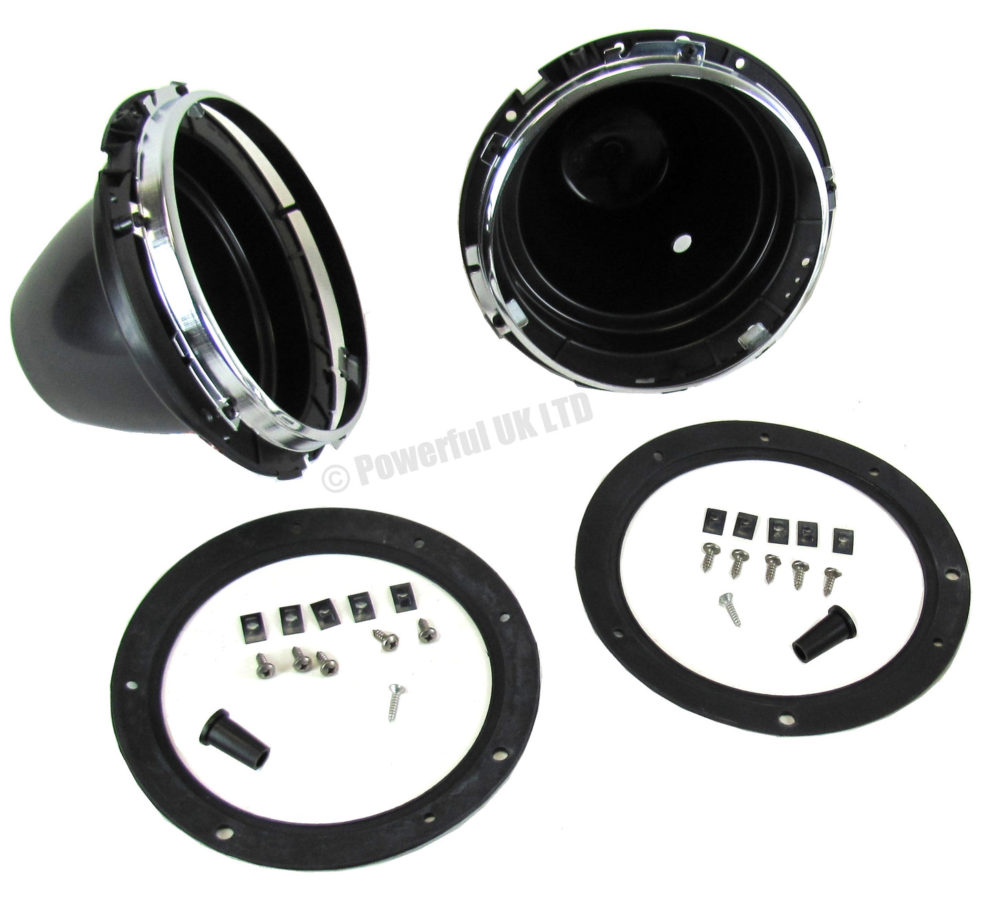 Headlight Mounting Kit - Bowl Type - for Land Rover Defender - PAIR