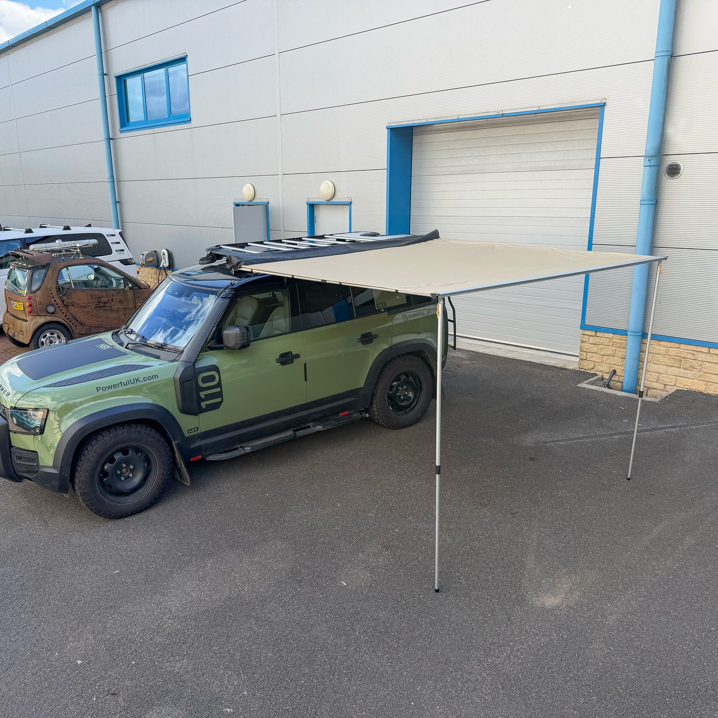 2.5m Wide Side Awning