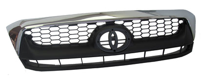 Mk6 Front Grille - Chrome & Black - for Toyota Hilux
