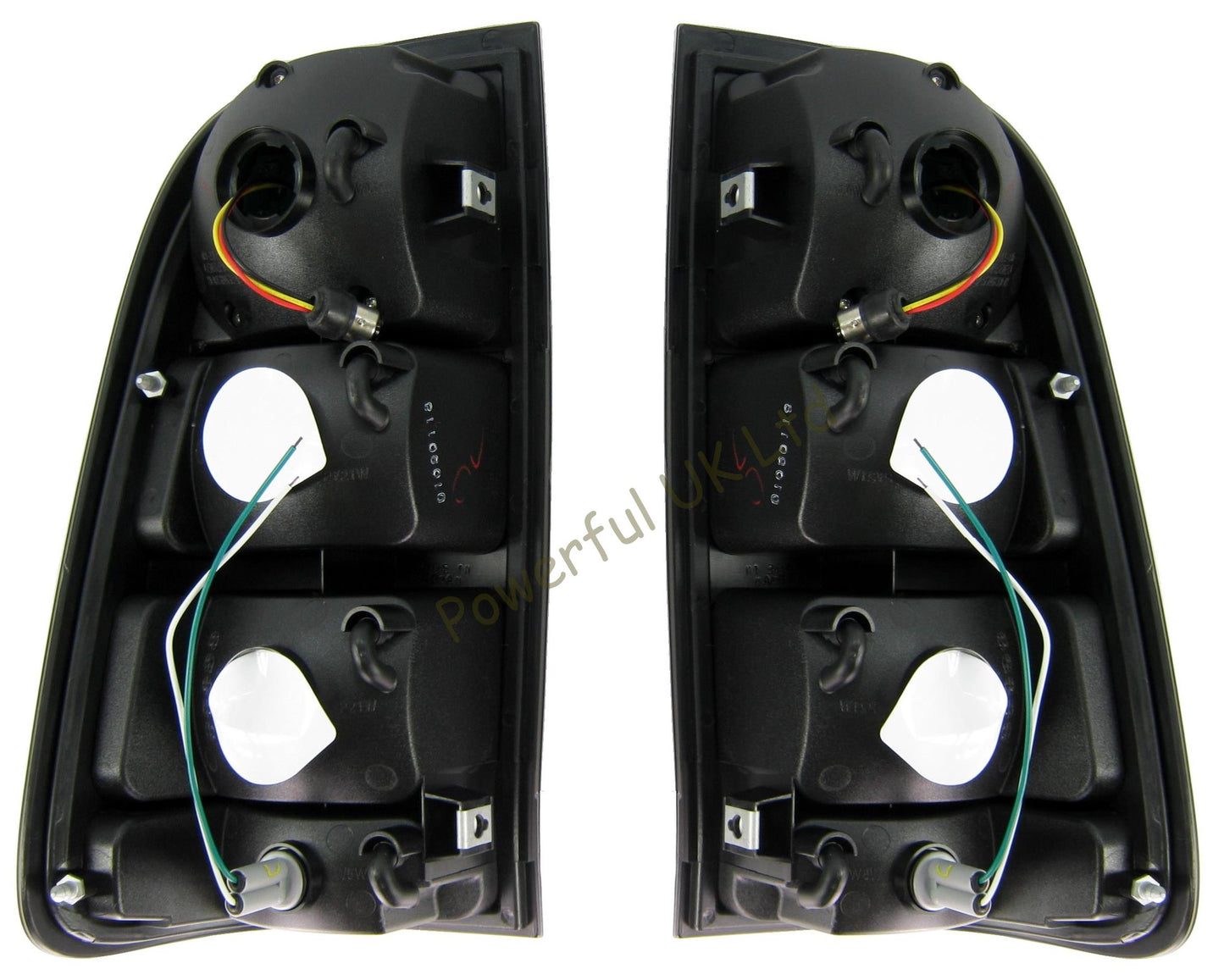 Smoked LED Rear Lights V1 Chrome LED Section - Toyota Hilux Mk6