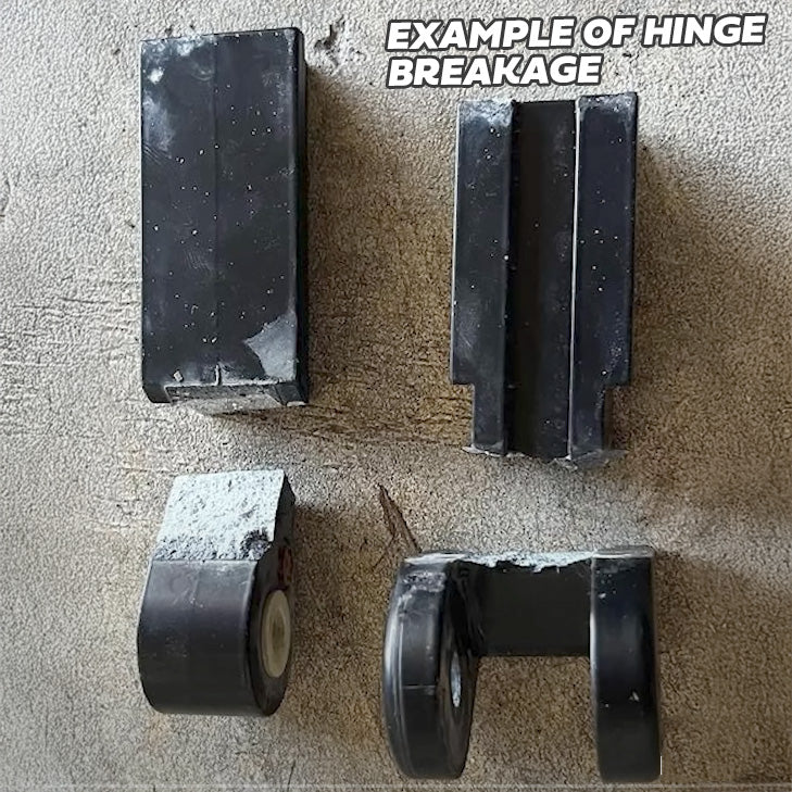 2x Replacement Hinges for Deployable Side Ladder for Land Rover Defender L663 - CNC aluminium