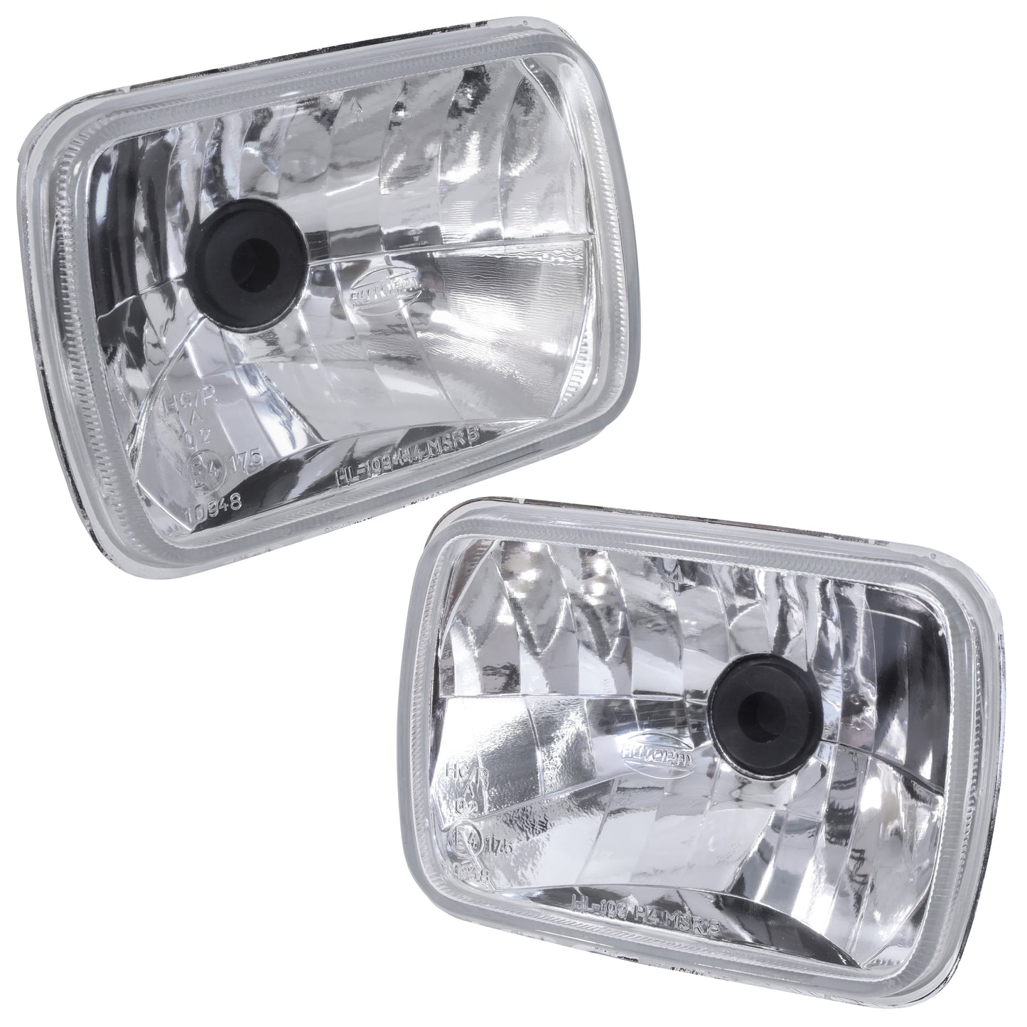 Crystal Square Headlights Toyota Celica (Pair) with E Mark - RHD