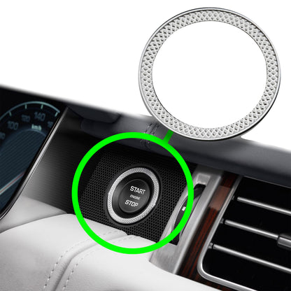 Start / Stop Chrome Metal Button Surround Trim for Range Rover Sport L494