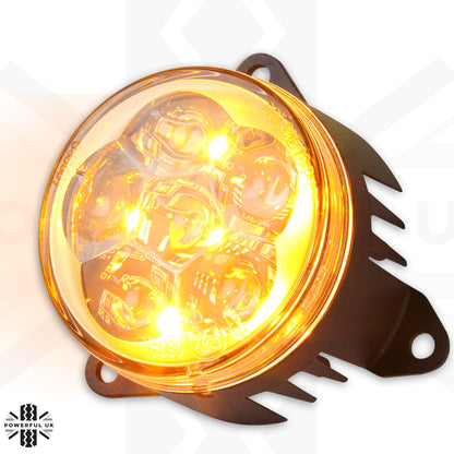 LED Round Indicator Lights 60mm - Pair