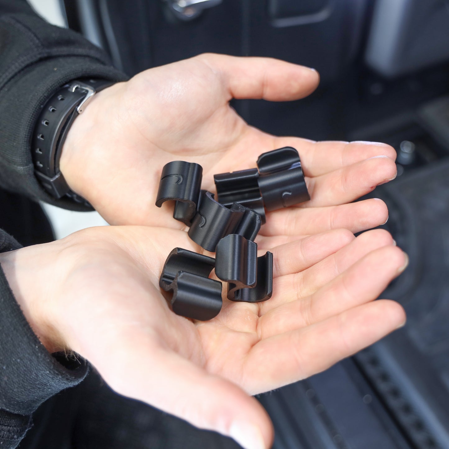 6x Cargo Net Hooks for Wire Luggage Rack for Land Rover Defender L663