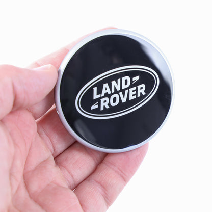 Genuine 5x ALL BLACK Alloy Wheel Centre caps for Land Rover Defender L663