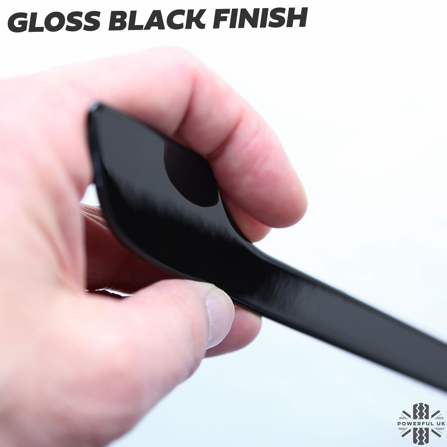 Exterior Door Handle Cover Set (4pc) in Gloss Black for Tesla Model 3