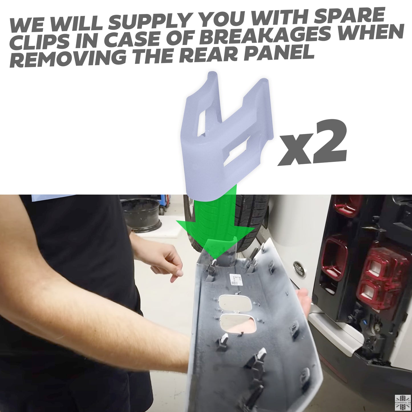 Smoked UK Rear Light Assembly (Aftermarket) for Land Rover Defender L663 - RH