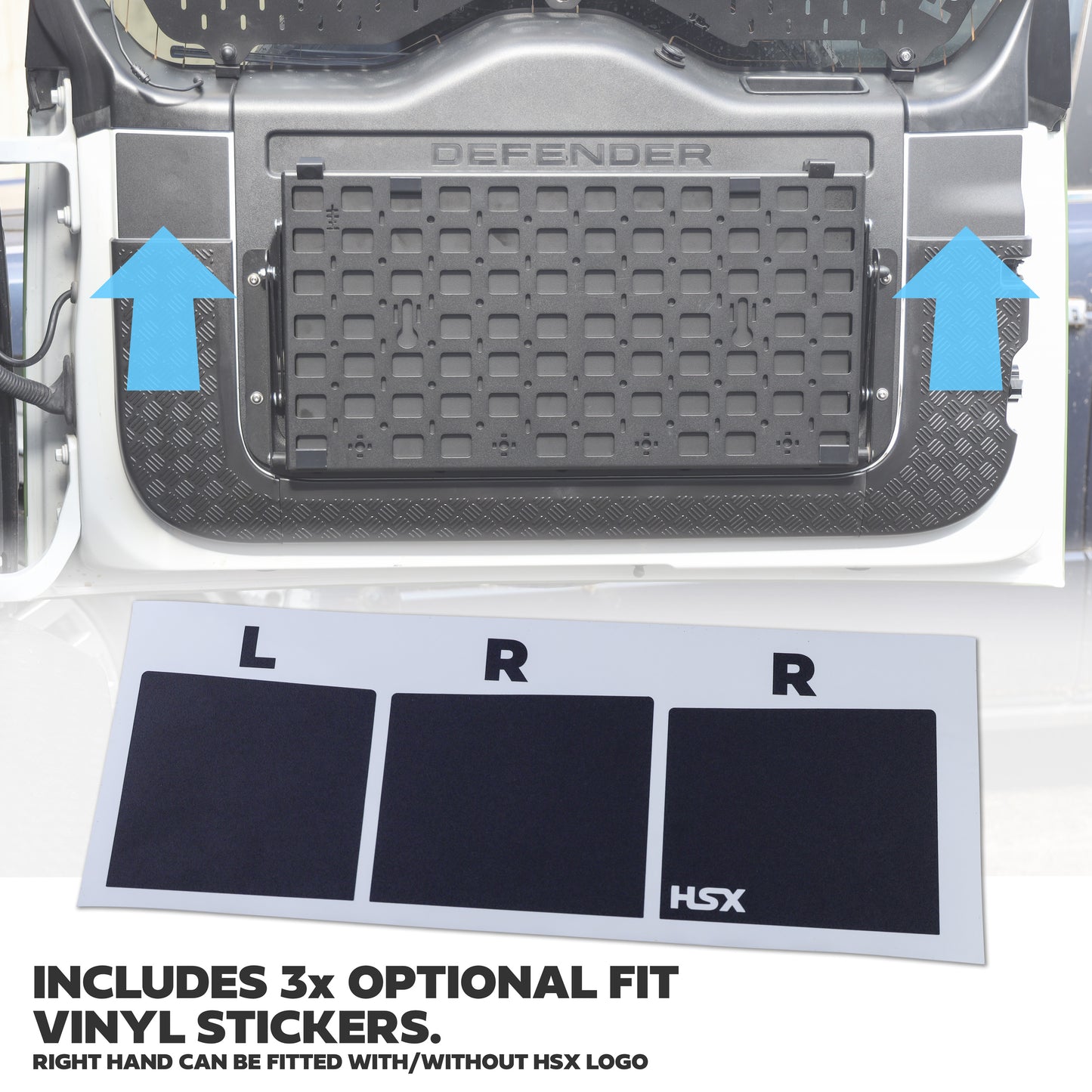 Protection Cover for Tailgate Door for Land Rover Defender L663