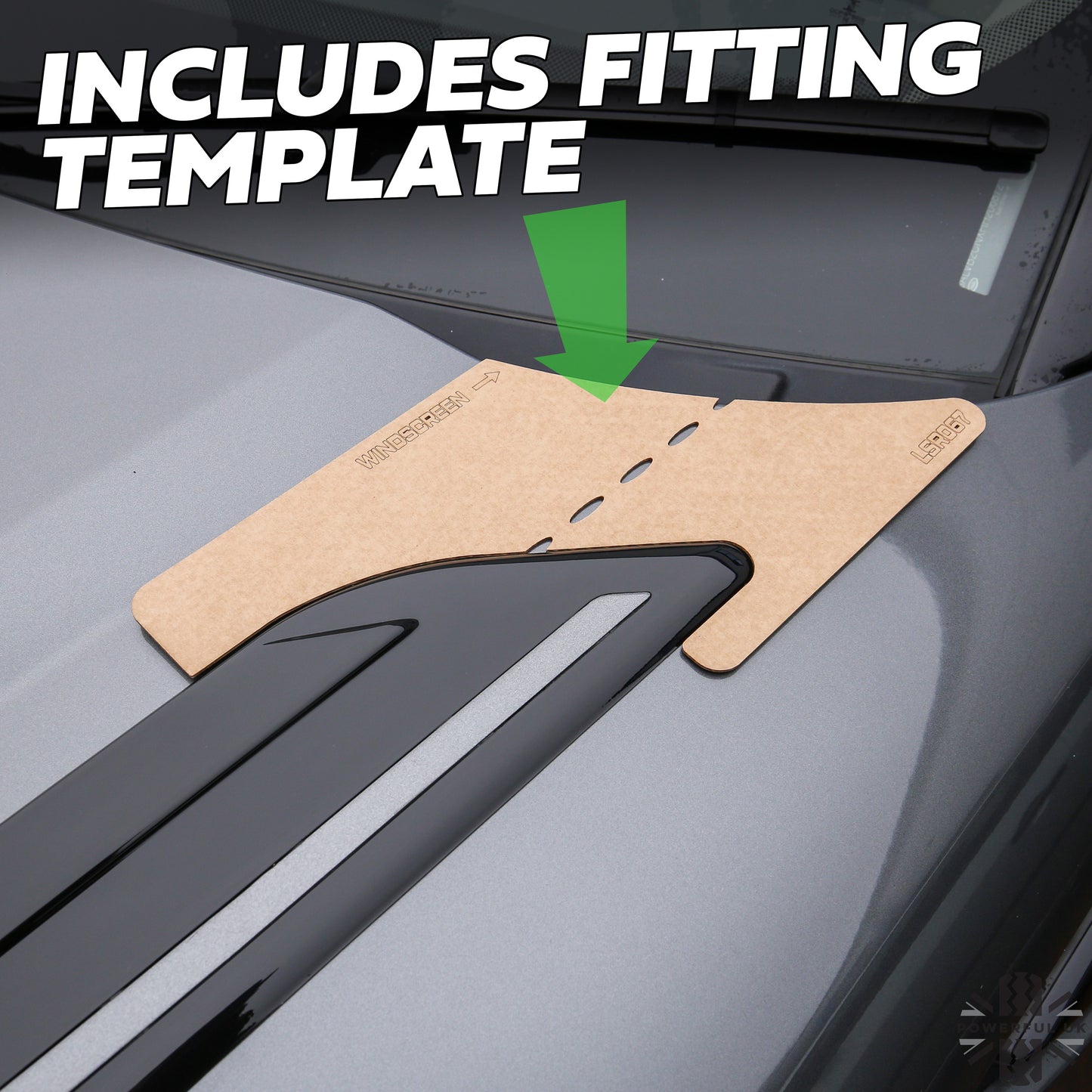 Dummy Bonnet Vents (Type 2) - 'All Gloss Black' for Range Rover Evoque