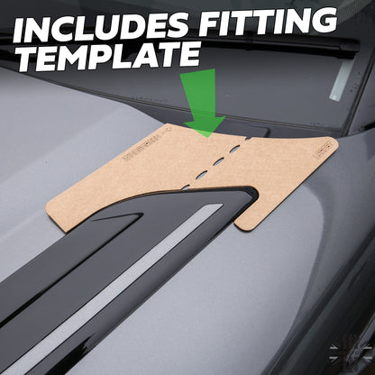 Dummy Bonnet Vents (Type 2) - 'Black & Grey' for Range Rover Evoque