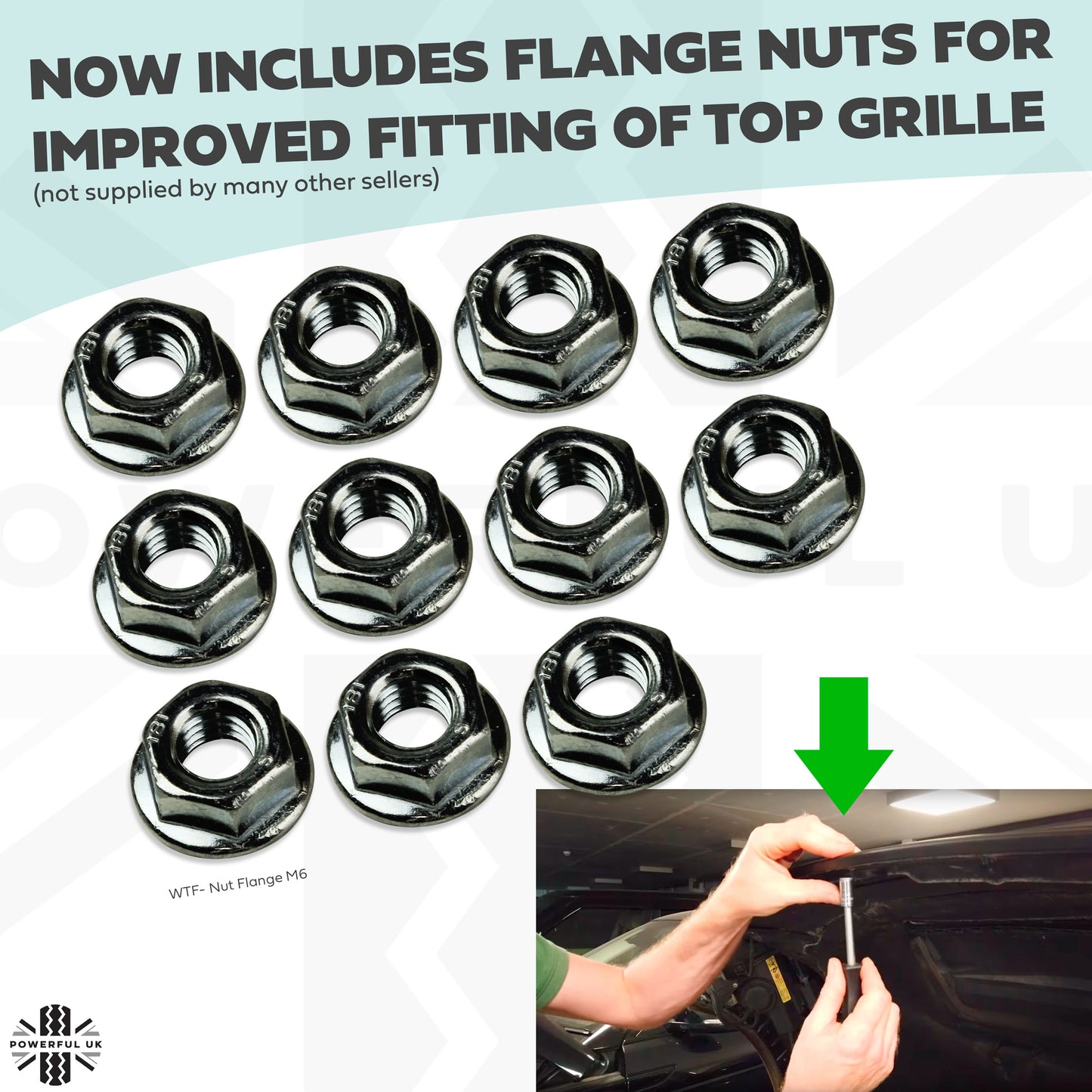 Front Grille Kit 2001-06 - Gloss Black Mesh - for BMW Mini