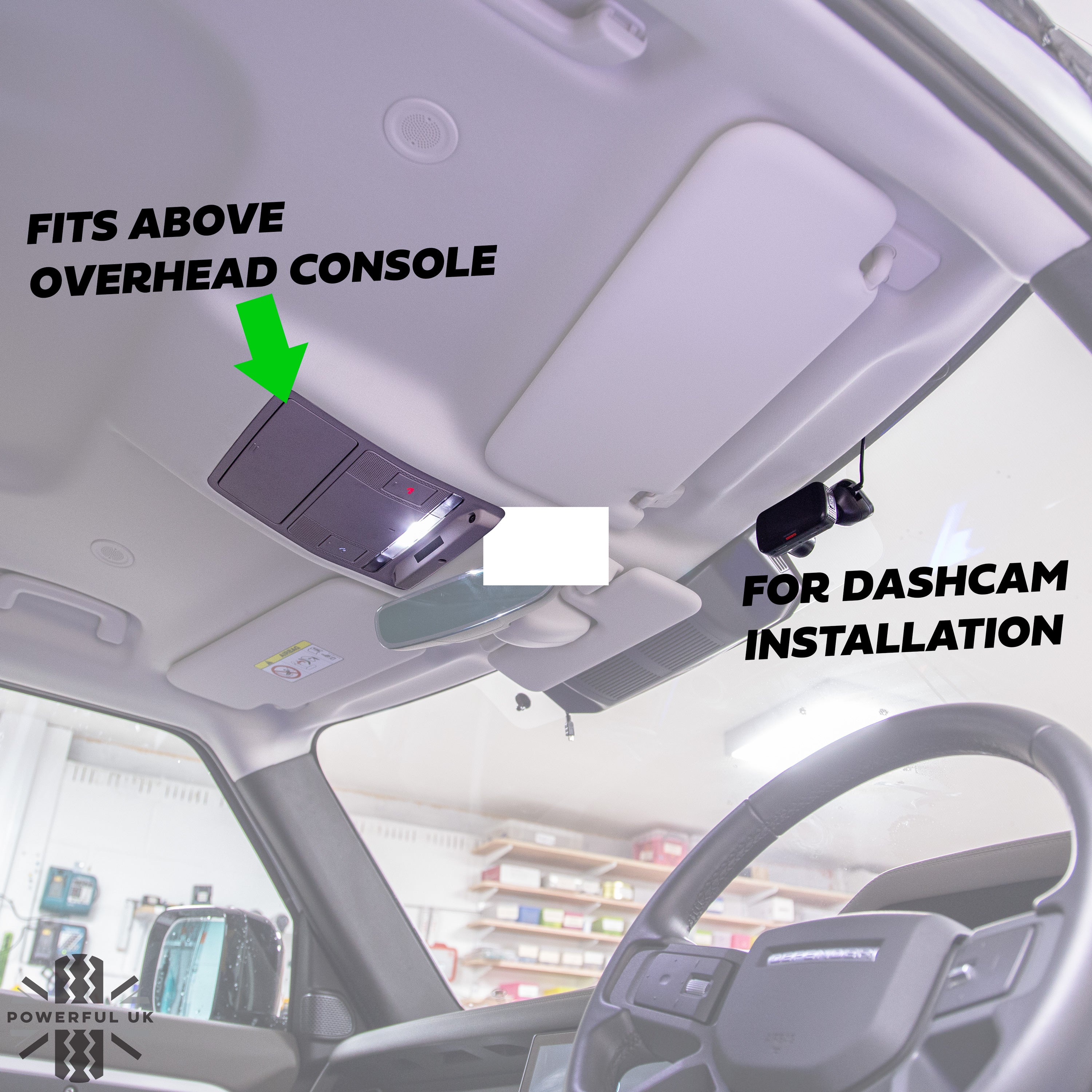 Dash Cam Overhead Console Wiring Kit for Land Rover Discovery