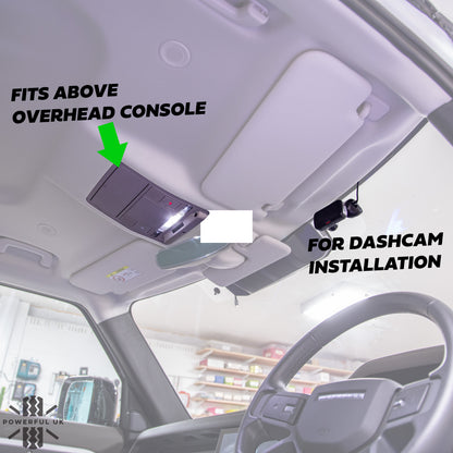 Dash Cam Wiring Kit - Tap-in Loom + Garmin Hardwire Kit for Jaguar XF with EARLY overhead console (2009-15)