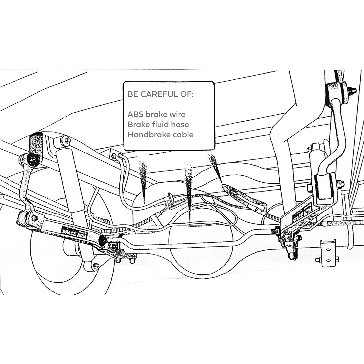 Rear Stabiliser Space Arm for Ford Ranger 2012-21
