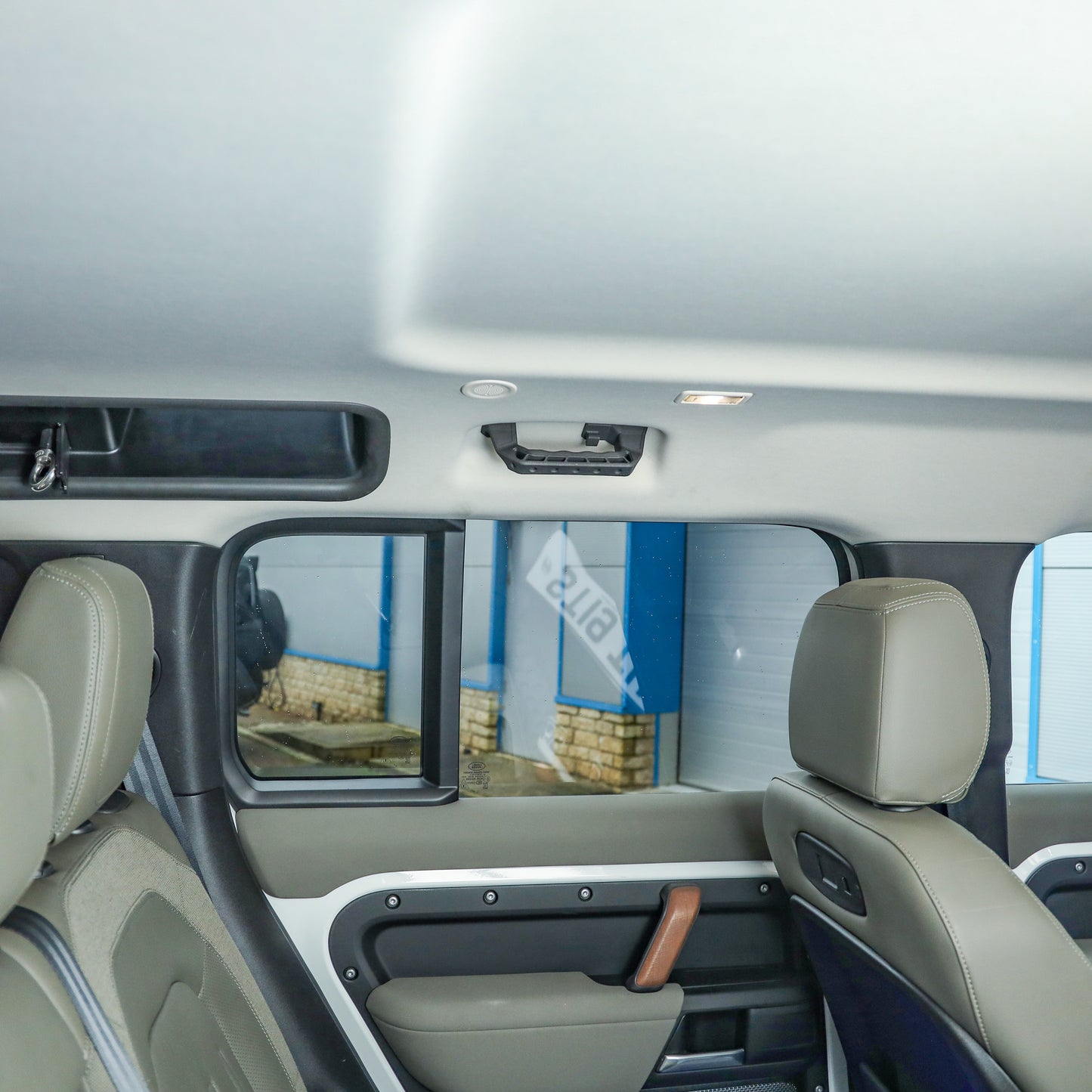 2x Roof Grab Handles for Land Rover Defender L663 - for REAR handles - Upward Angled