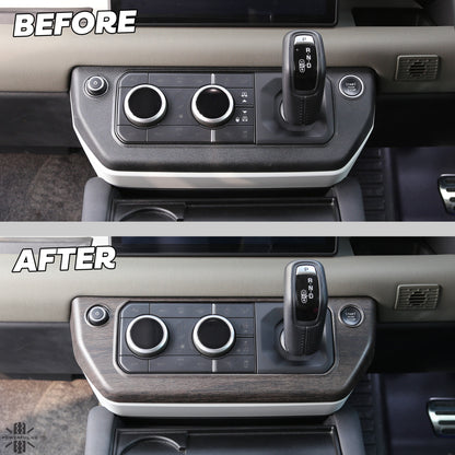 Centre Dash Cover Trim - Oak Wood - for Land Rover Defender L663
