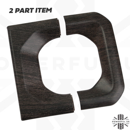 Gear Selector Surround Trim - Oak Wood - for Land Rover Defender L663