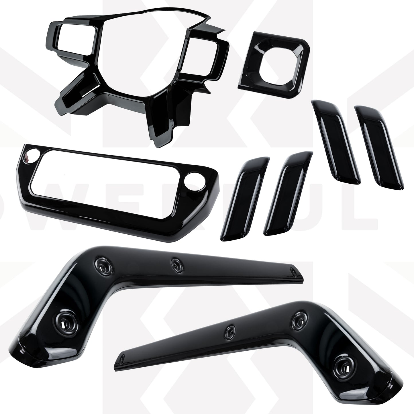 Interior Trim Kit for Land Rover Defender L663 - Gloss Black