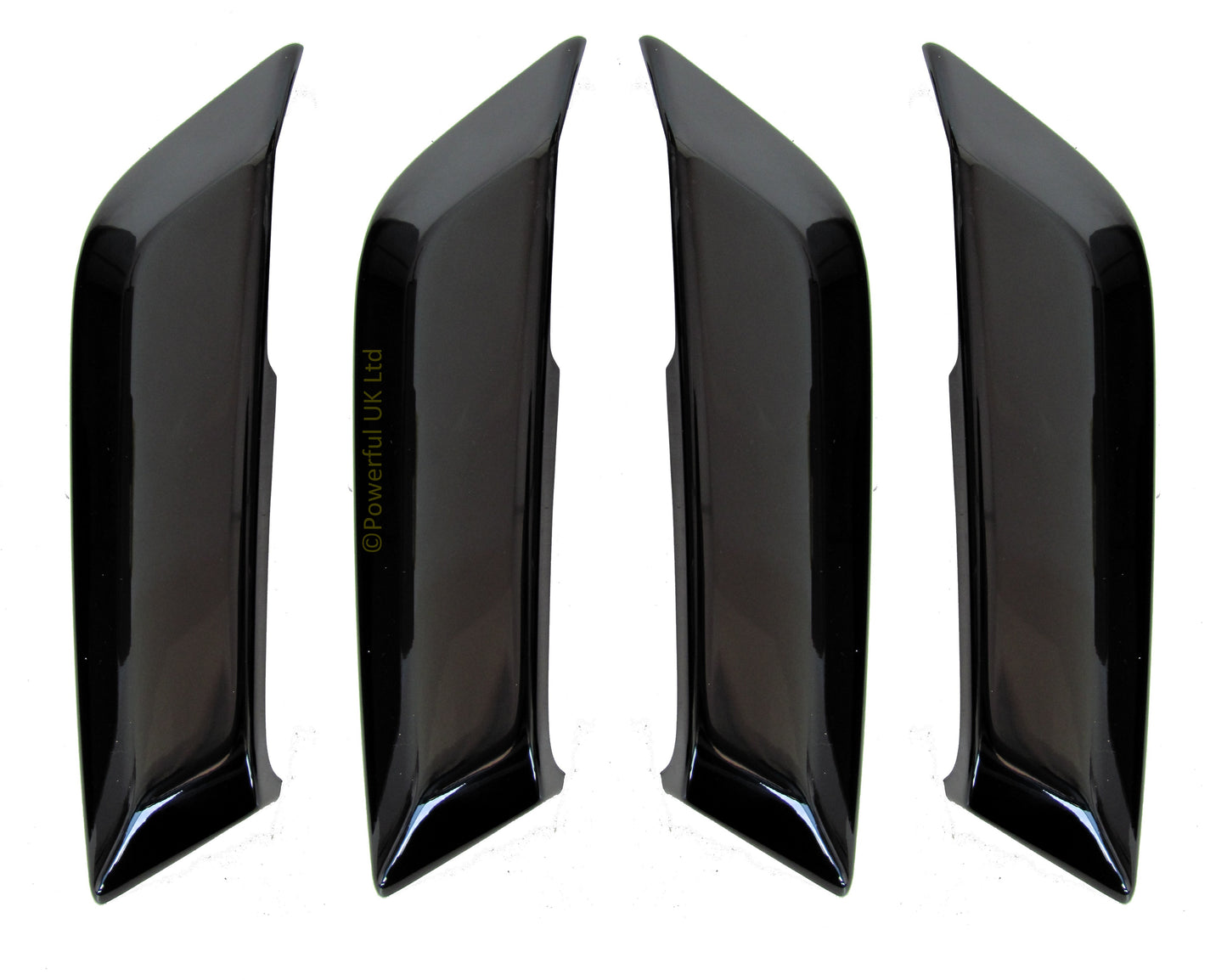 Interior Door Pull Covers (4 pc) - Gloss Black - for Land Rover Freelander 2