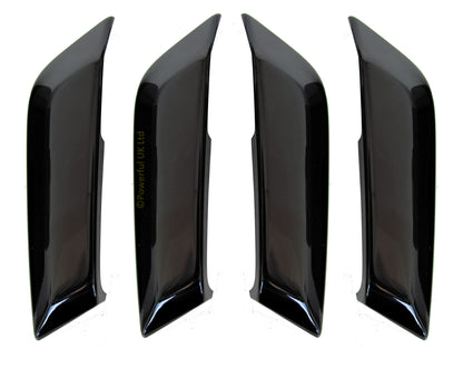 Interior Door Pull Covers (4 pc) - Gloss Black - for Land Rover Freelander 2