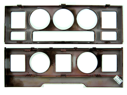 Center Controls Fascia Kit (2pc) for Range Rover L322 - Walnut Effect