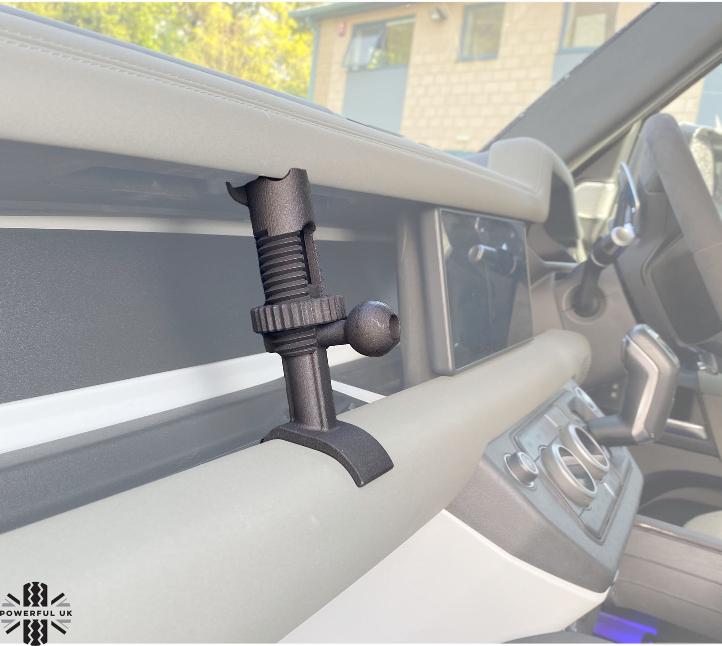 Dash Clamp/Mount System with 1" ball head for Land Rover Defender L663 - Type B